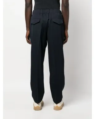 Jil Sander エラスティケーテッドウエストバンド テーパードパンツ - サムネイル4