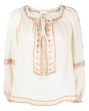 ISABEL MARANT Clive シークイン装飾 ブラウス - サムネイル1