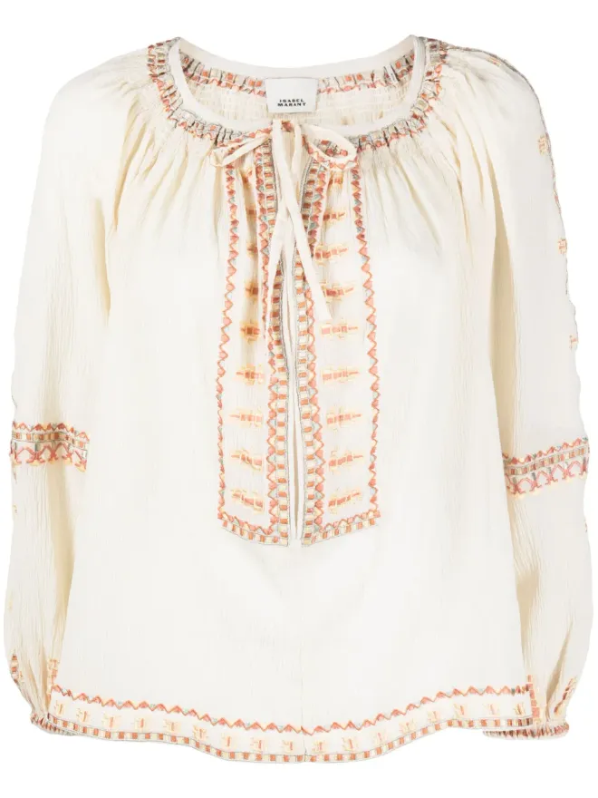 Isabel Marant ISABEL MARANT Clive シークイン装飾 ブラウスの商品画像