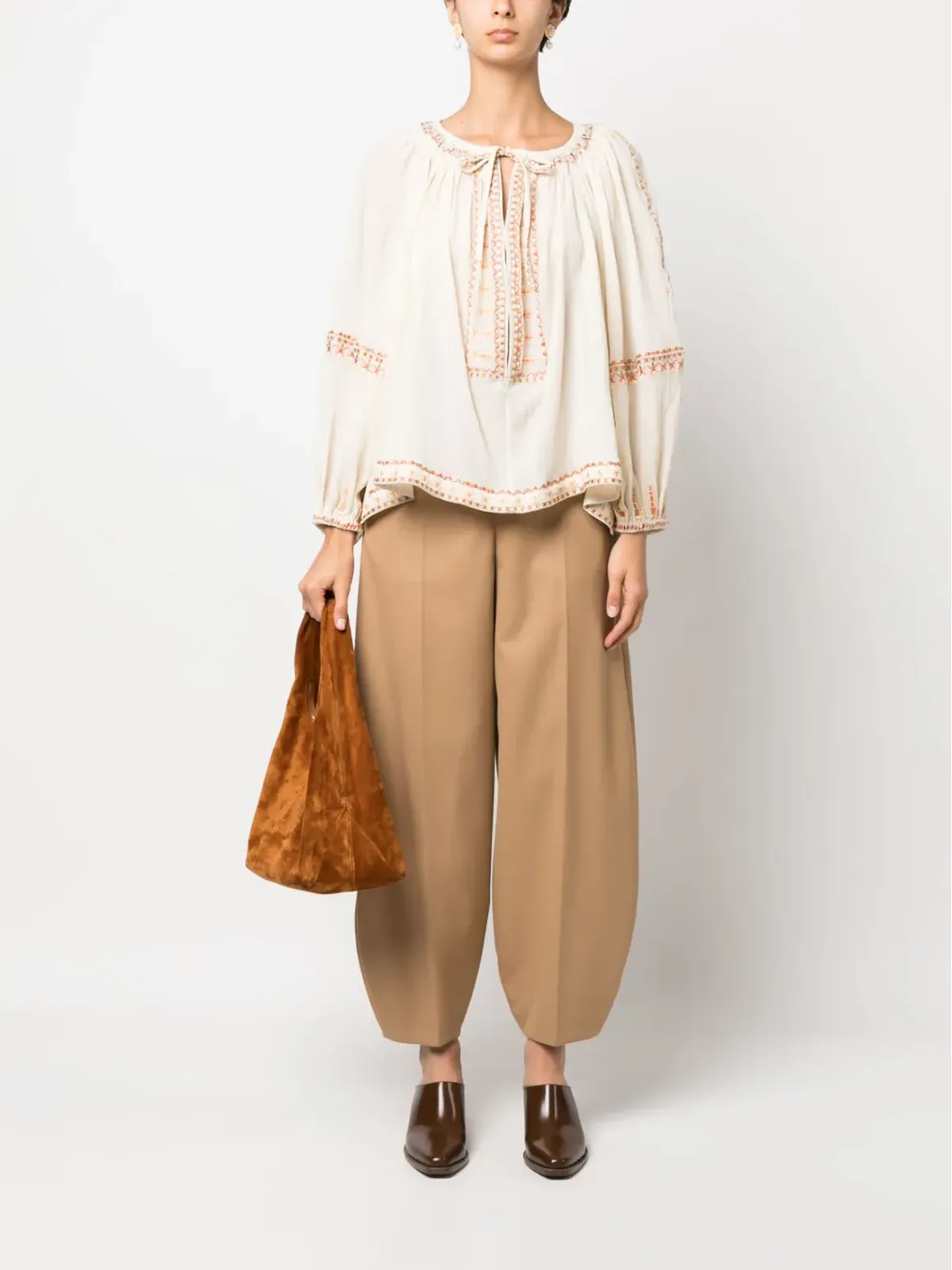ISABEL MARANT Clive シークイン装飾 ブラウス - 画像2