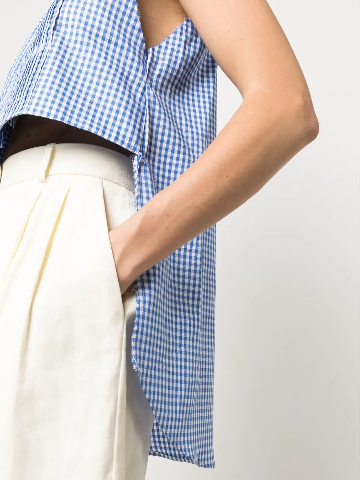 Jejia Rampling Baby sleeveless shirt - Blue - 画像5