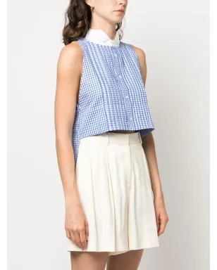 Jejia Rampling Baby sleeveless shirt - Blue - サムネイル3