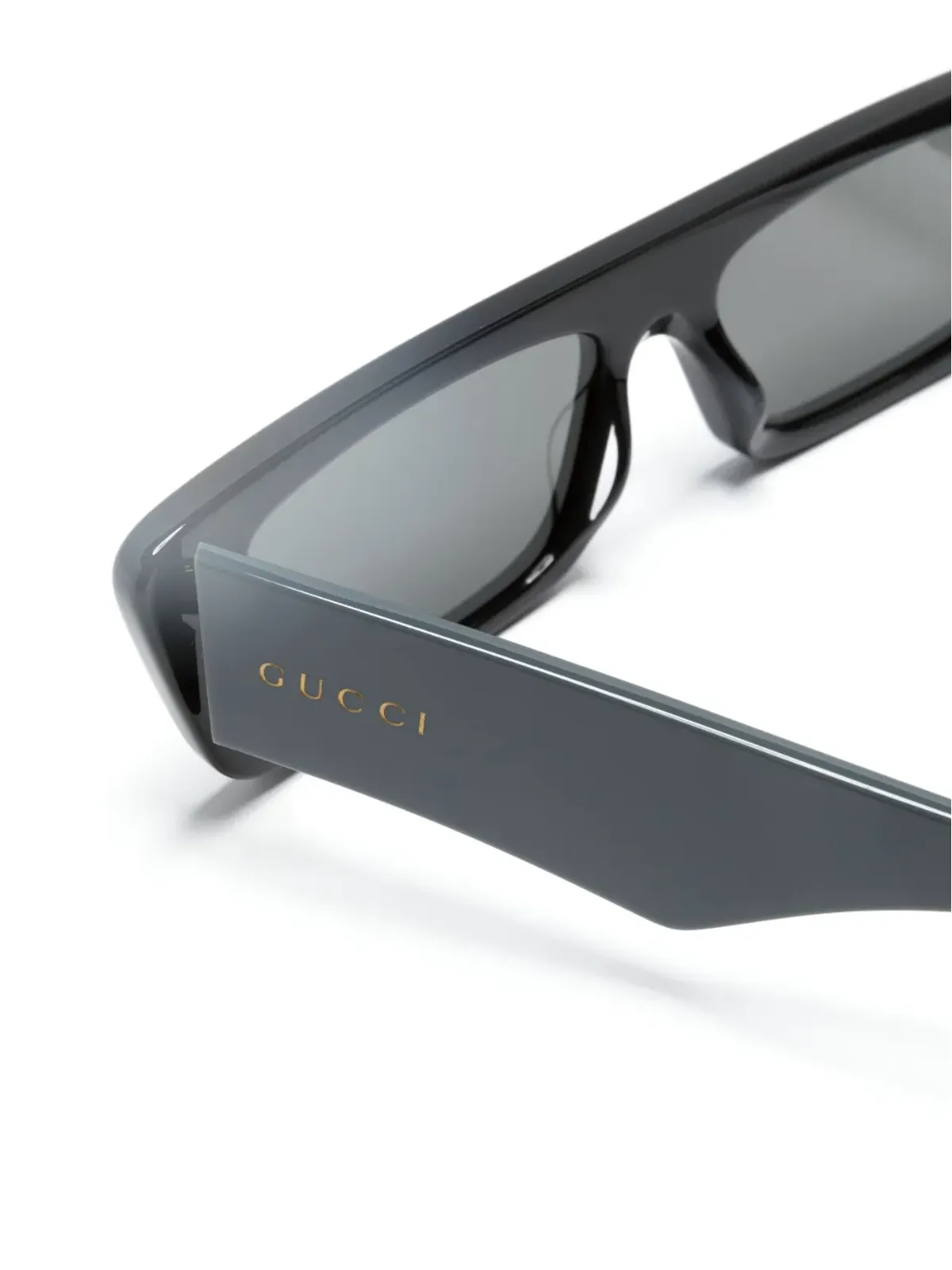 Gucci Eyewear 長方形フレームのサングラス - 画像3