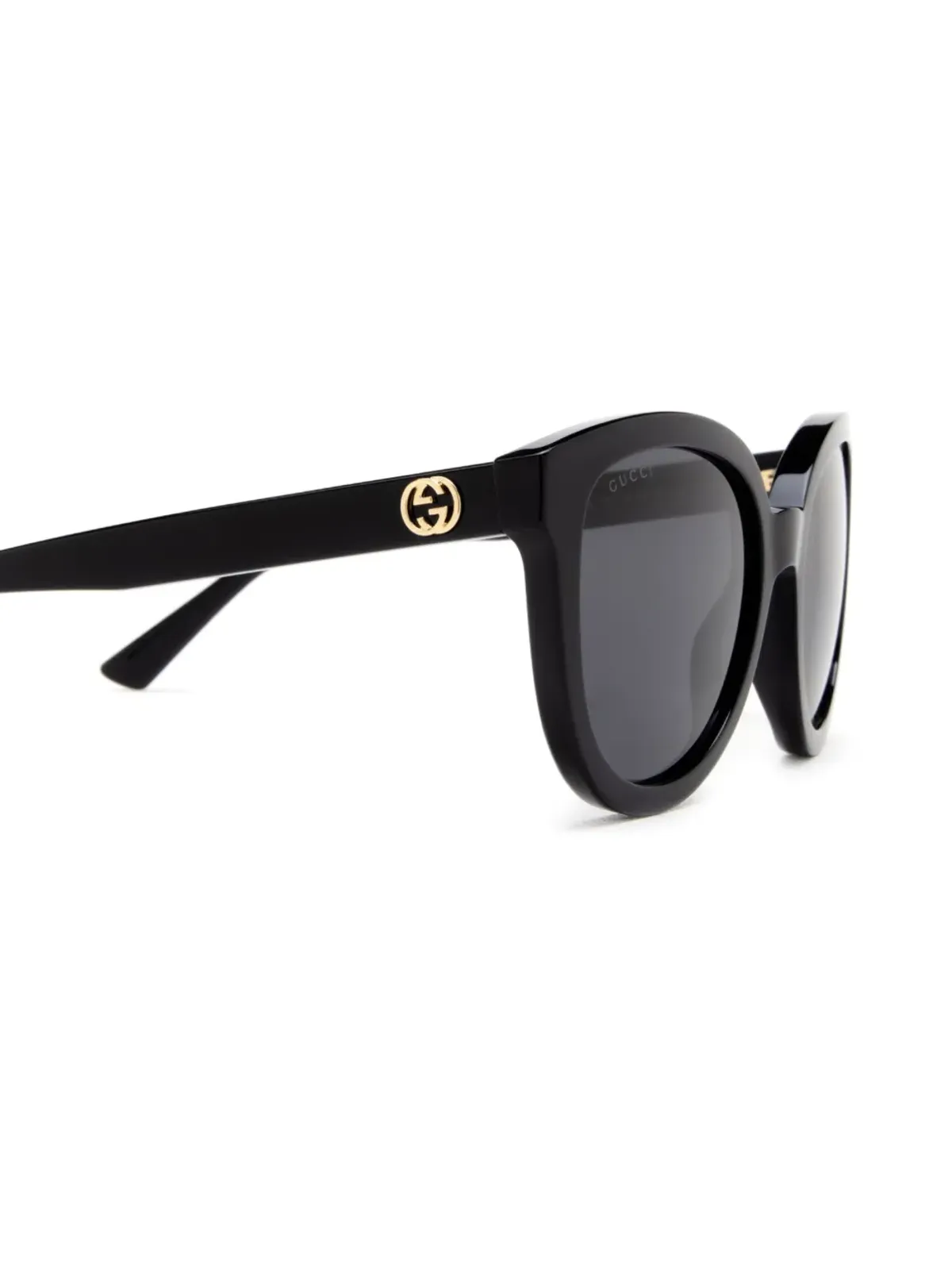 Gucci Eyewear ロゴプレート キャットアイ サングラス - 画像3