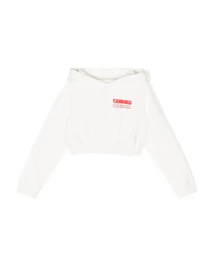 Fendi Kids ロゴプリント コットンパーカー - サムネイル1