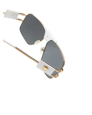 Versace Eyewear + パイロットフレーム ティンテッドサングラス - サムネイル3