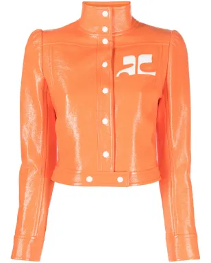 Courrèges Reedition ビニールアップリケロゴ ジャケット - サムネイル1