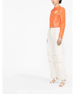 Courrèges Reedition ビニールアップリケロゴ ジャケット - サムネイル4