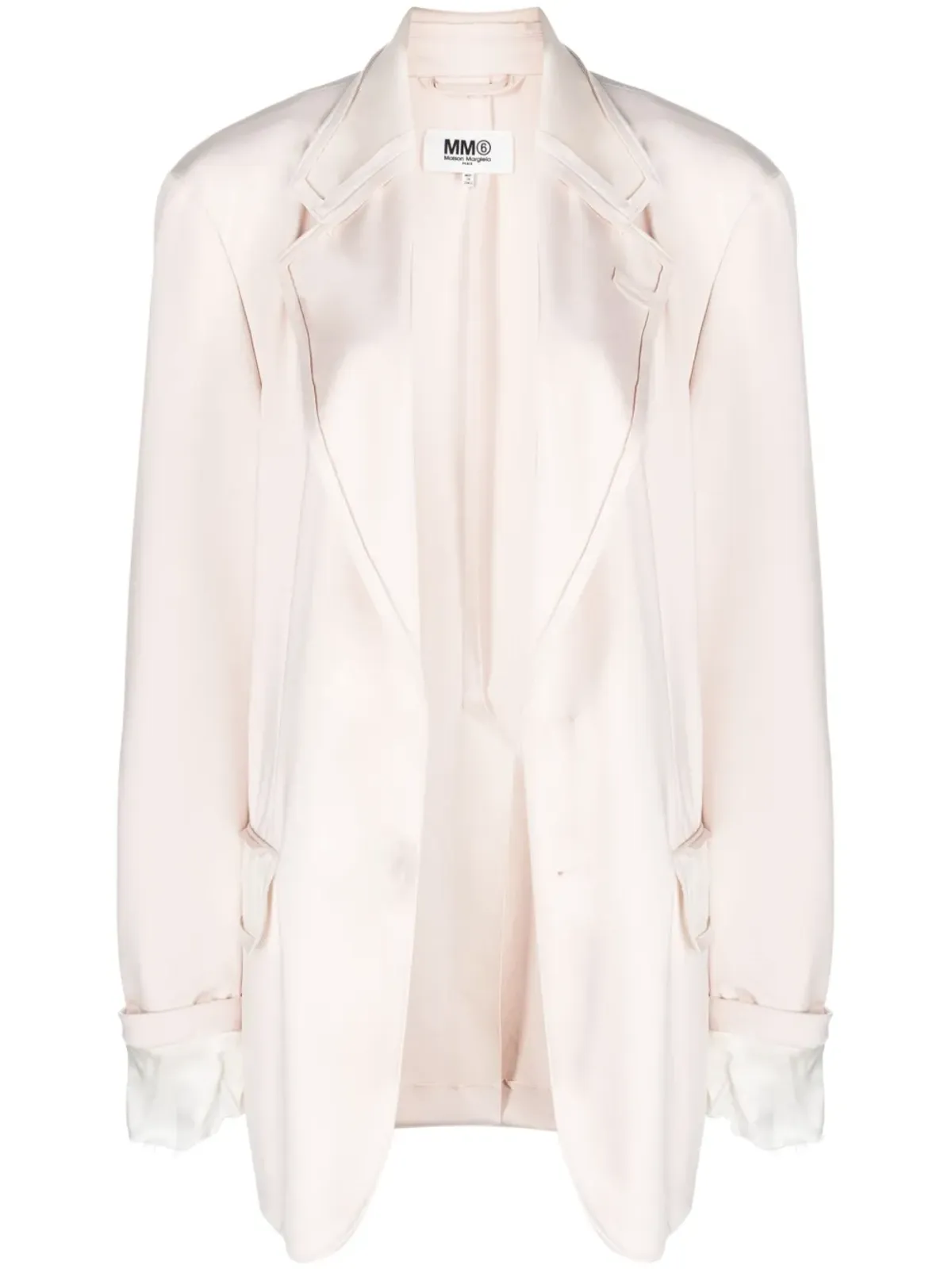 MM6 Maison Margiela ロングスリーブ シングルブレスト ブレザー - 画像1