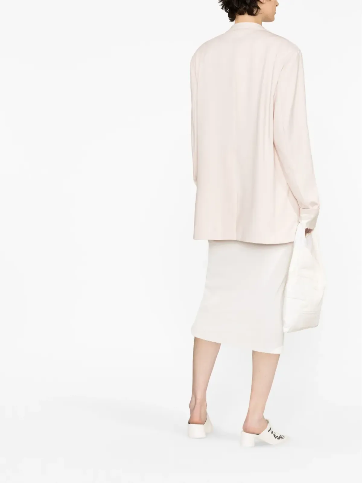 MM6 Maison Margiela ロングスリーブ シングルブレスト ブレザー - 画像3