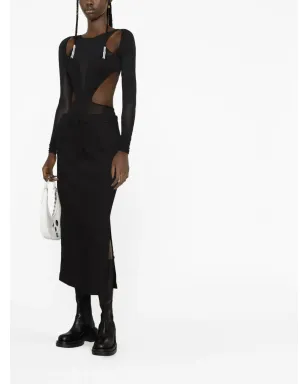 Alexander McQueen スラッシュコルセットカットアウトボディスーツ - サムネイル2