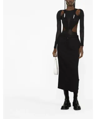 Alexander McQueen スラッシュコルセットカットアウトボディスーツ - サムネイル3