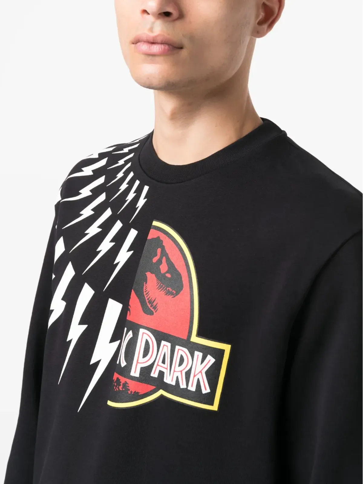 Neil Barrett グラフィックプリント コットン スウェットシャツ - 画像5