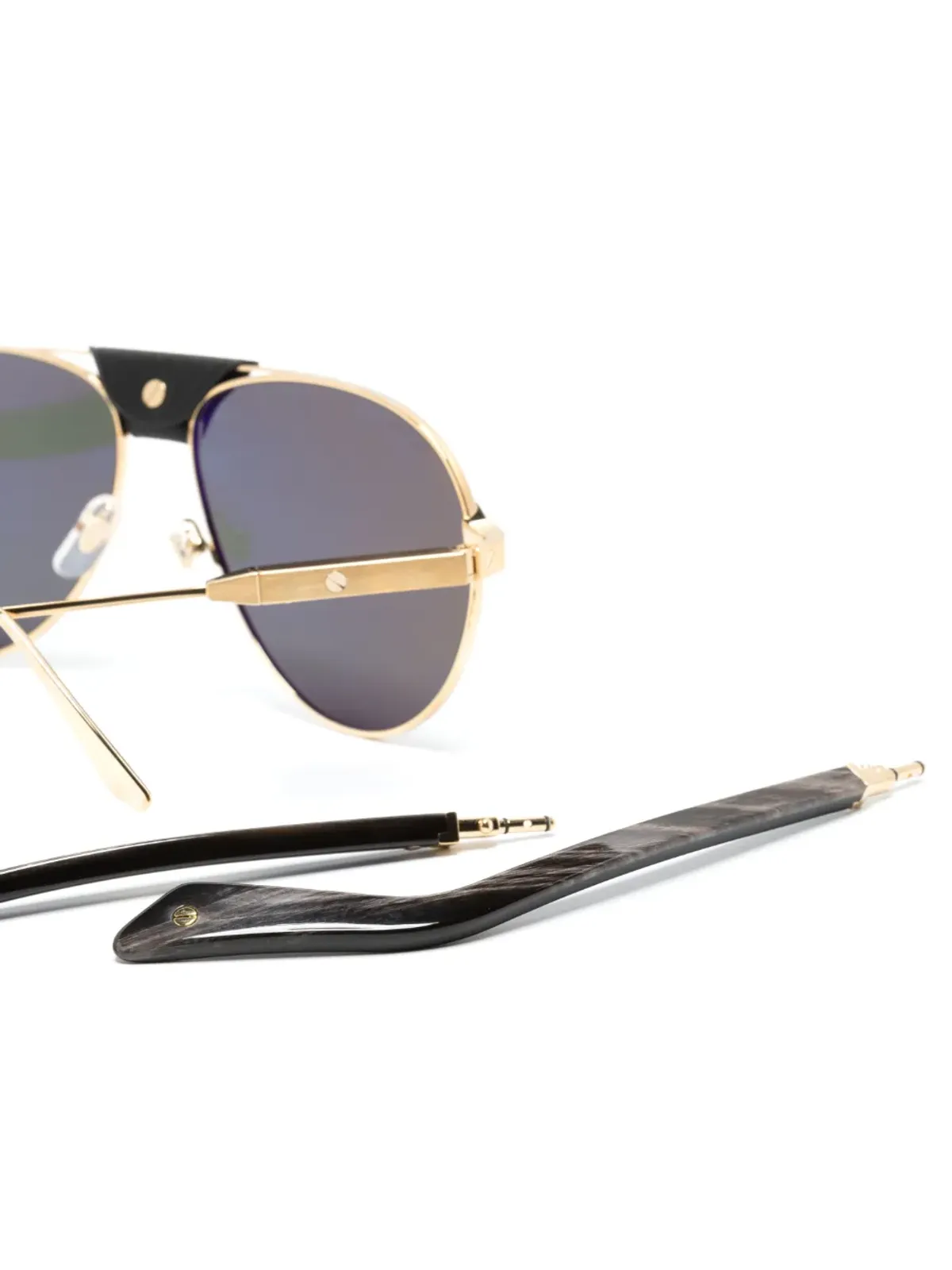 Cartier Eyewear サントス・デ・カルティエ パイロットサングラス - 画像3