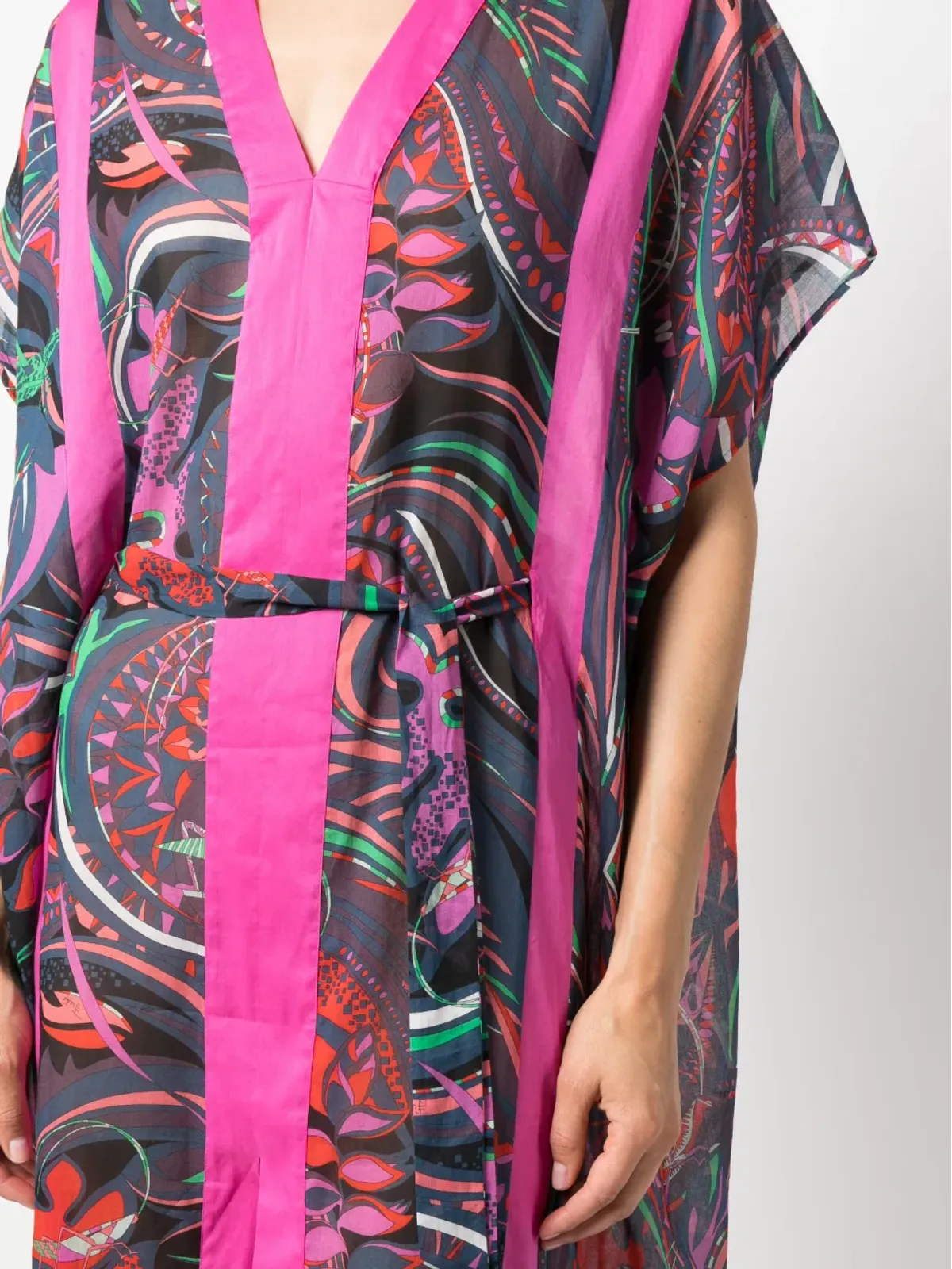 PUCCI プリント柄カフタンワンピース - 画像5