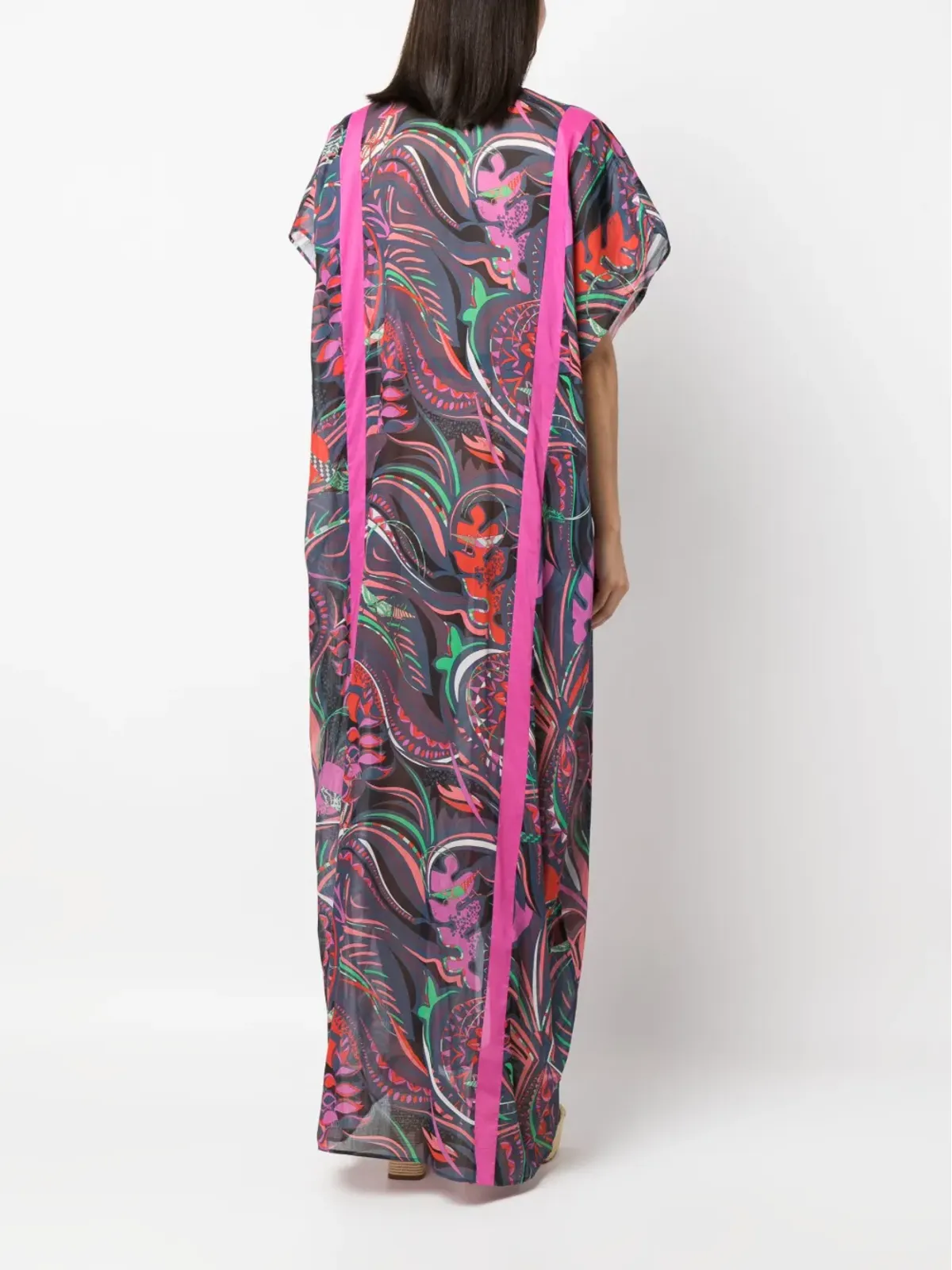 PUCCI プリント柄カフタンワンピース - 画像4