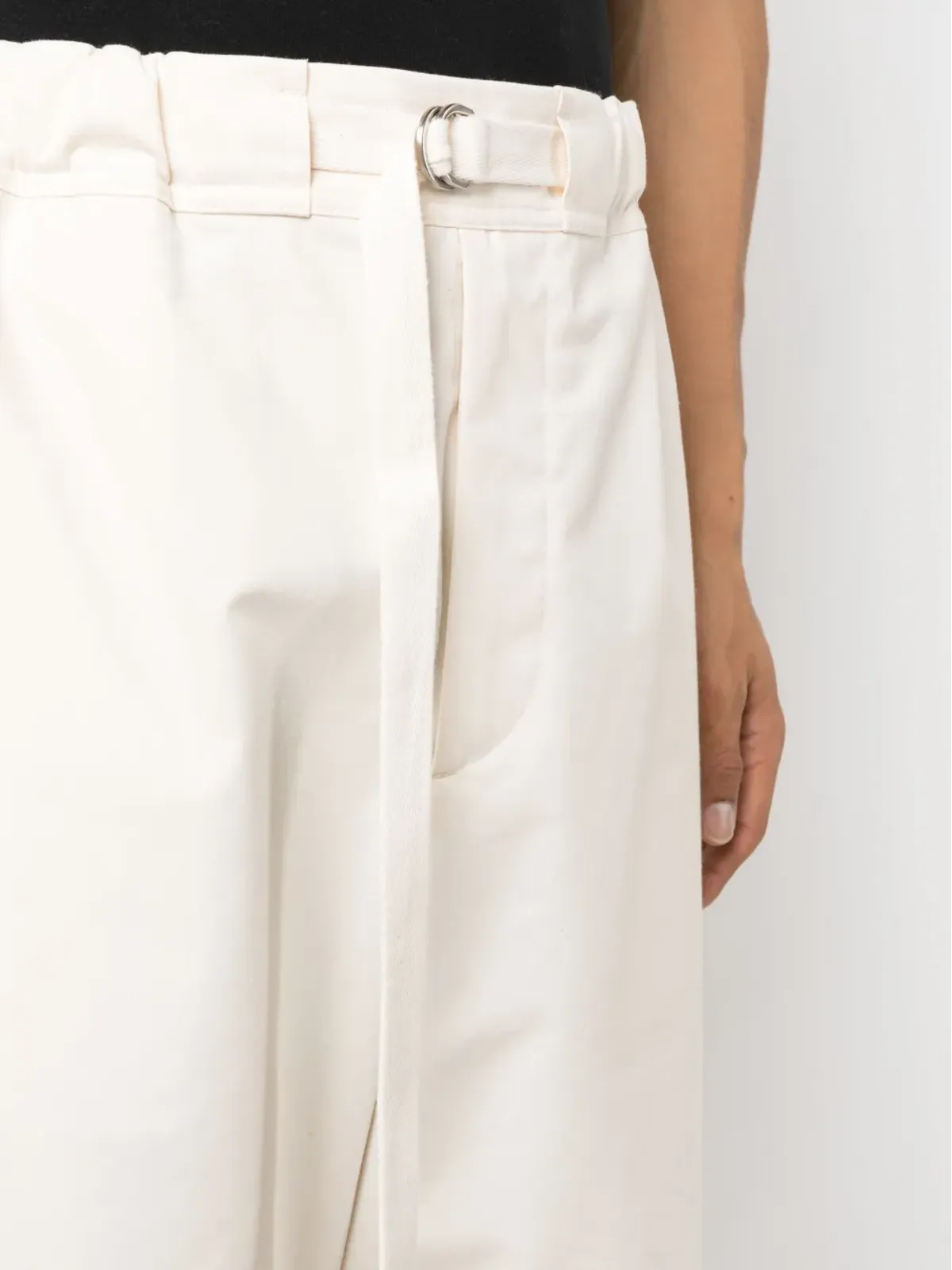 Jil Sander 着脱式レッグ コットンパンツ - 画像5