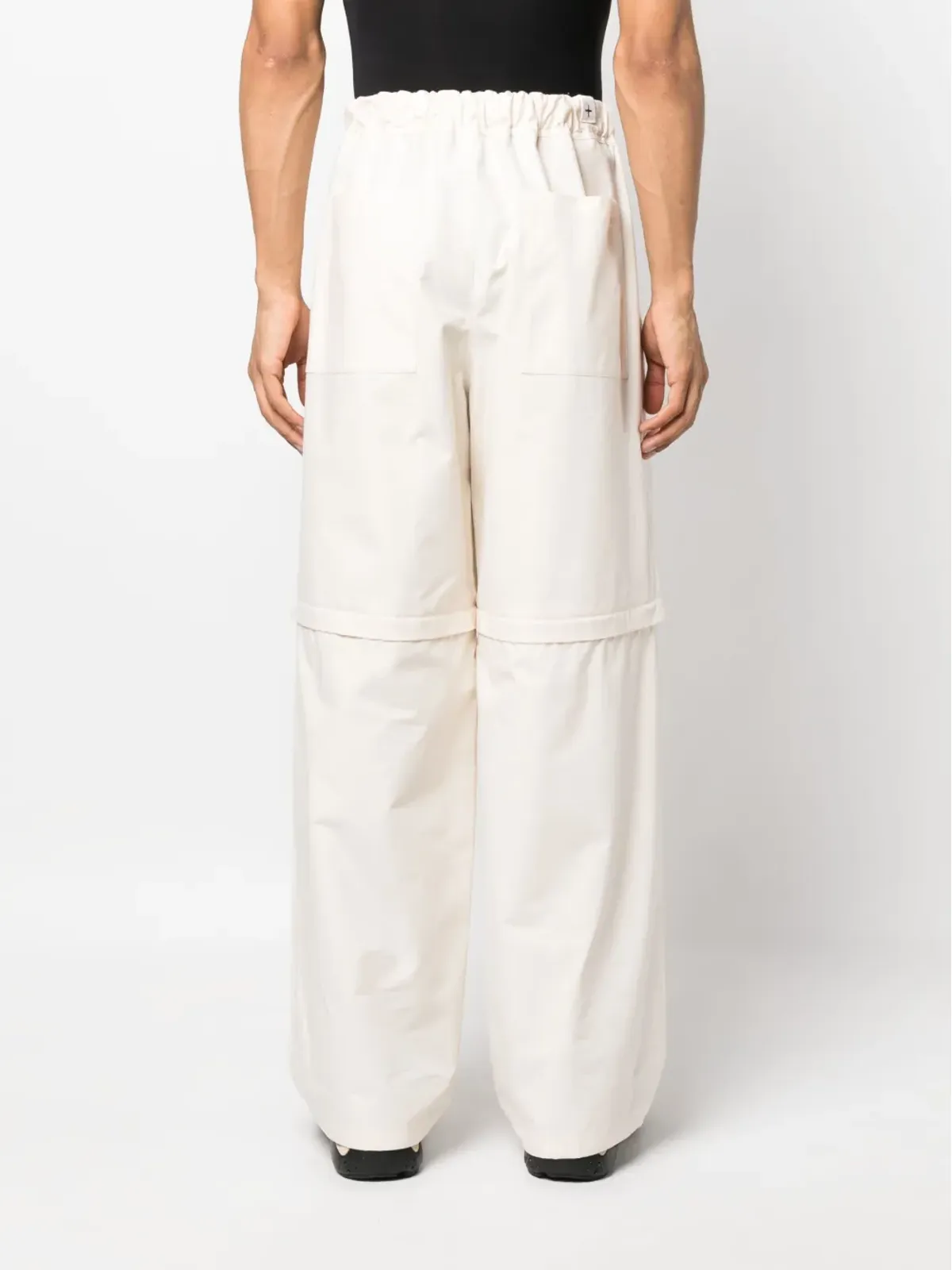 Jil Sander 着脱式レッグ コットンパンツ - 画像4