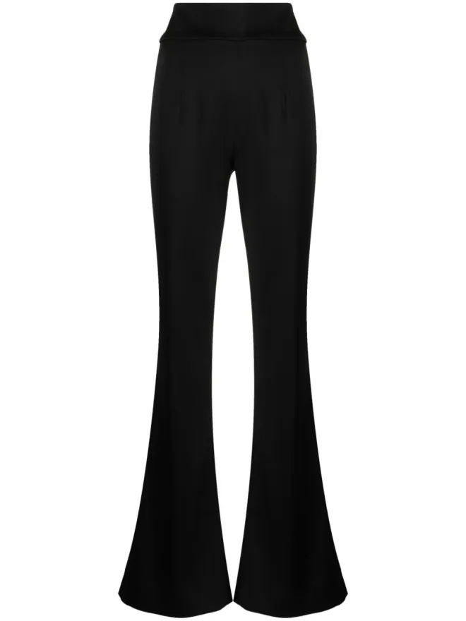 Galvan London Galvan London ハイウエスト フレアパンツ - ブラックの商品画像