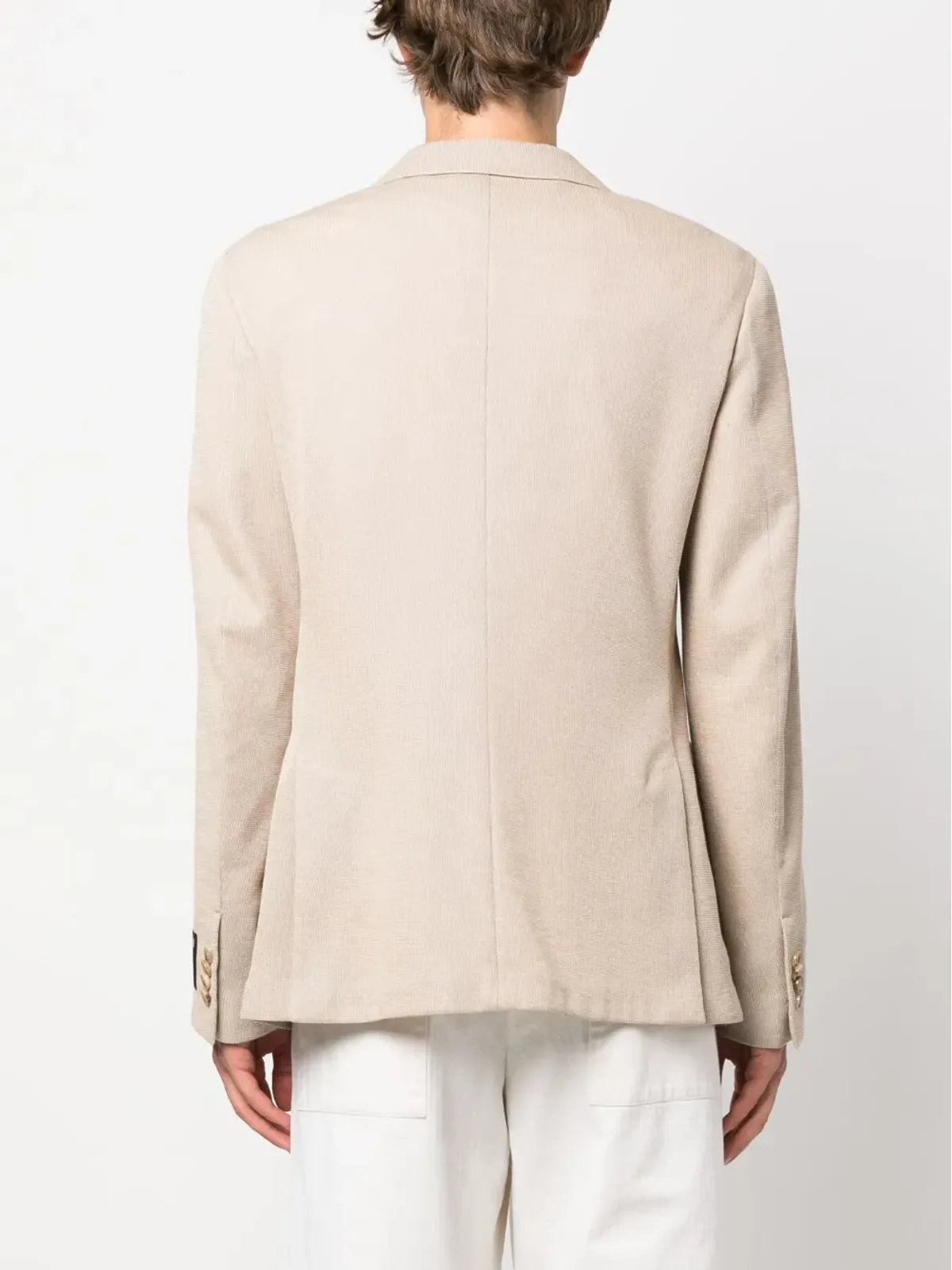 Zegna シングルブレスト コットンジャケット - 画像4