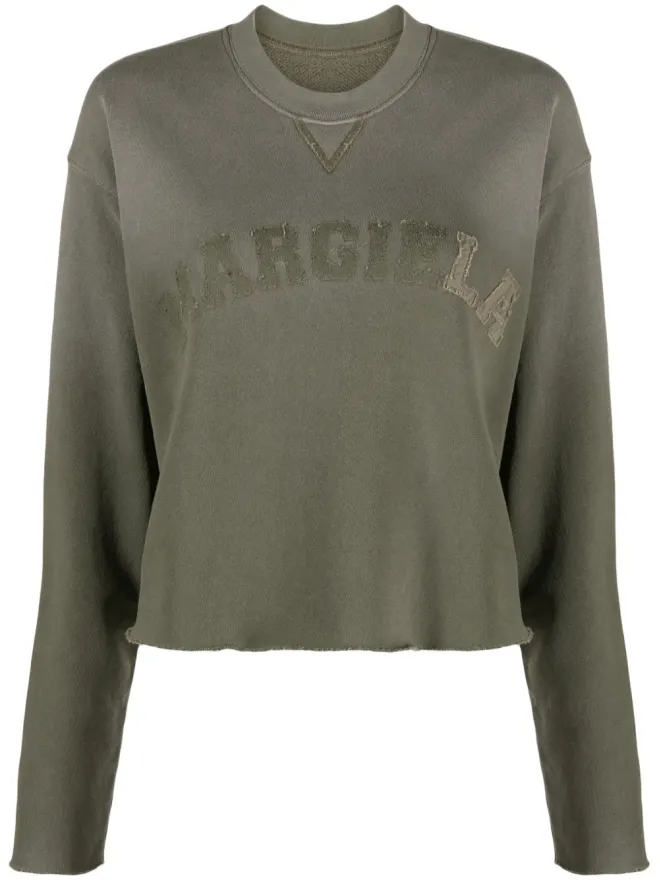 Maison Margiela Maison Margiela ロゴパッチ付き クロップド スウェットの商品画像