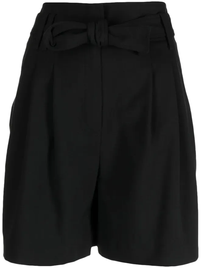 Sonia Rykiel Sonia Rykiel ベルト付きハイウエストショーツの商品画像