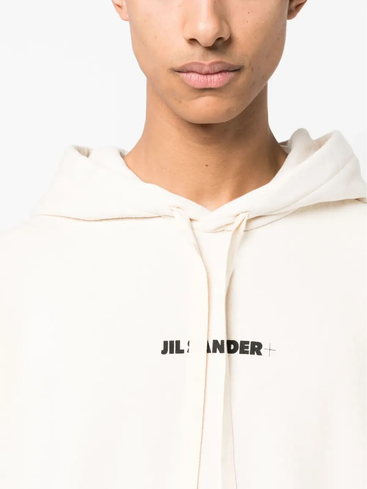 Jil Sander ロゴプリント コットン パーカー - 画像5
