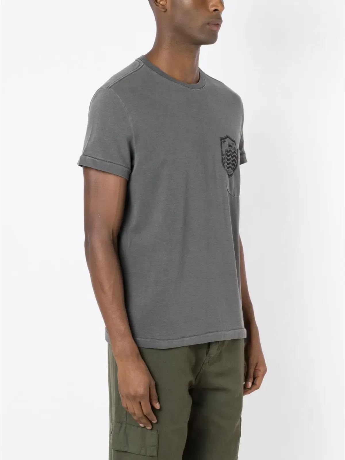 Osklen ロゴプリント コットン Tシャツ - グレー - 画像3