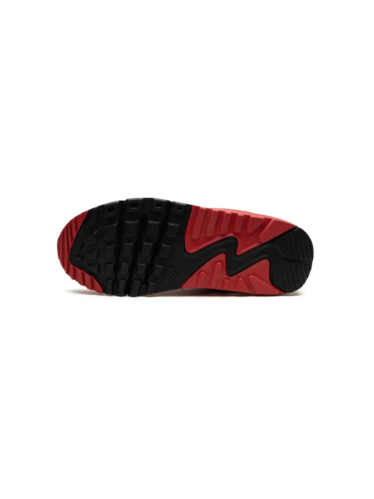 Nike Kids エアマックス 90 LTR Sesame/Red Clay スニーカー - 画像4