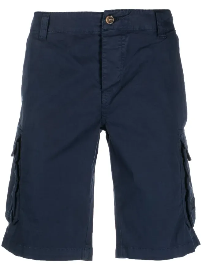 MC2 Saint Barth MC2 Saint Barth ストレッチコットンカーゴショーツ ブルーの商品画像
