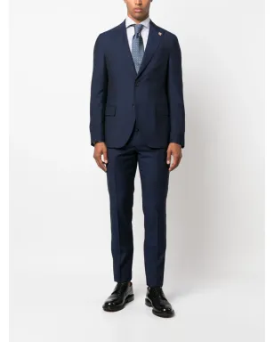 Finamore 1925 Napoli ストライプ柄スプレッドカラーコットンシャツ - サムネイル2