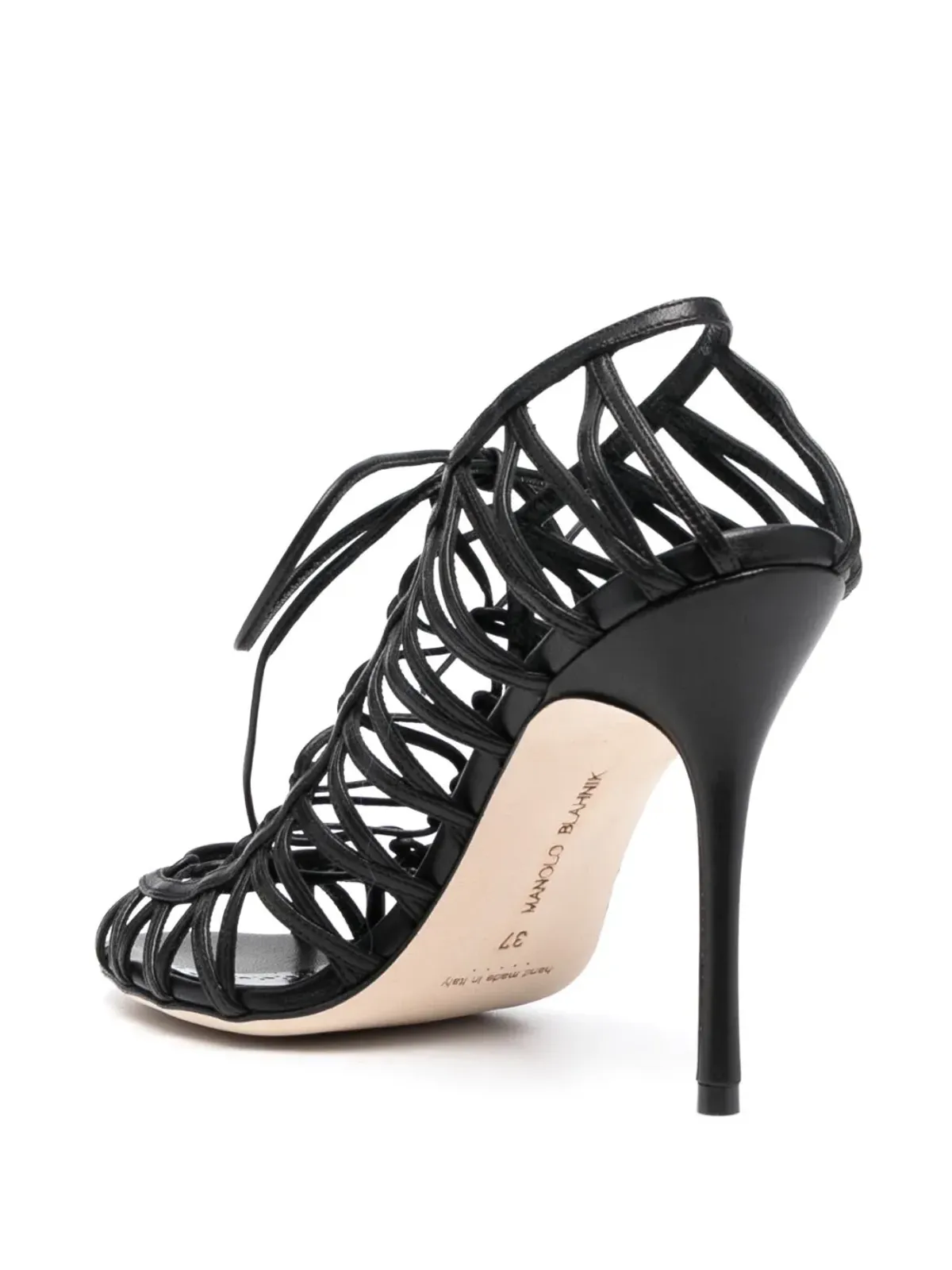 Manolo Blahnik Hamzana ストラップサンダル - 画像3