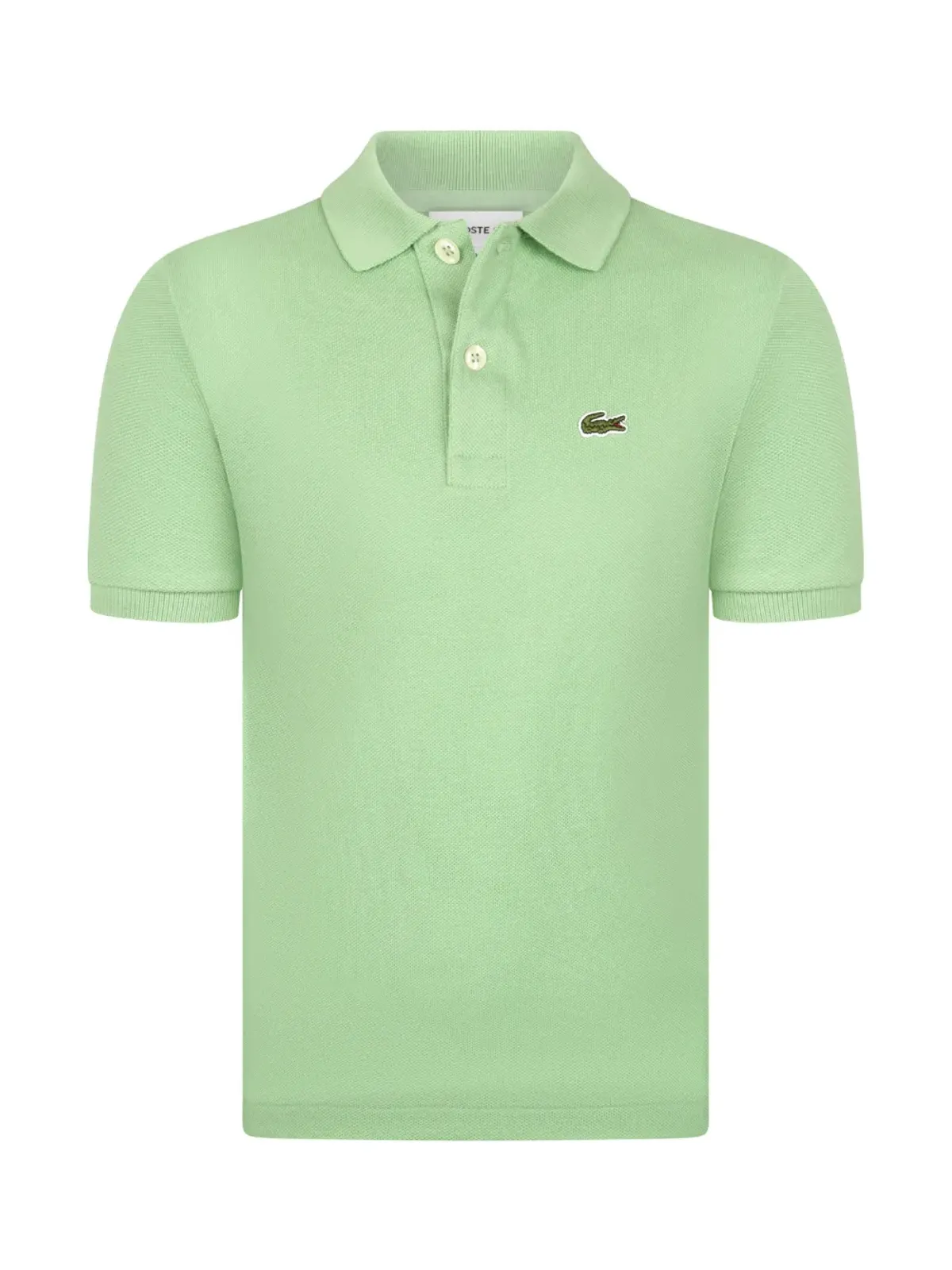 Lacoste Kids ロゴパッチ ピケポロシャツ - 画像1