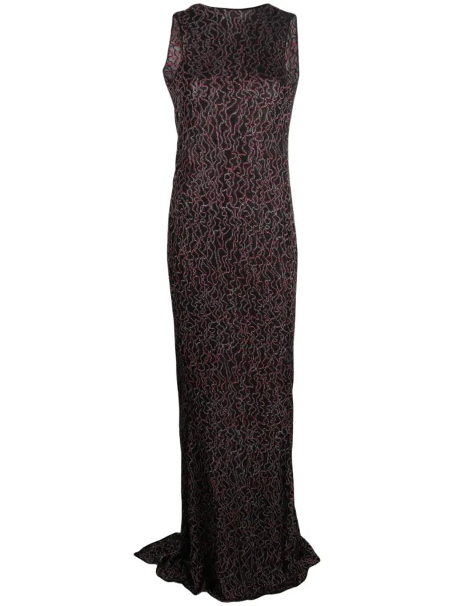 VITELLI VITELLI ドレープディテールのロングドレスの商品画像