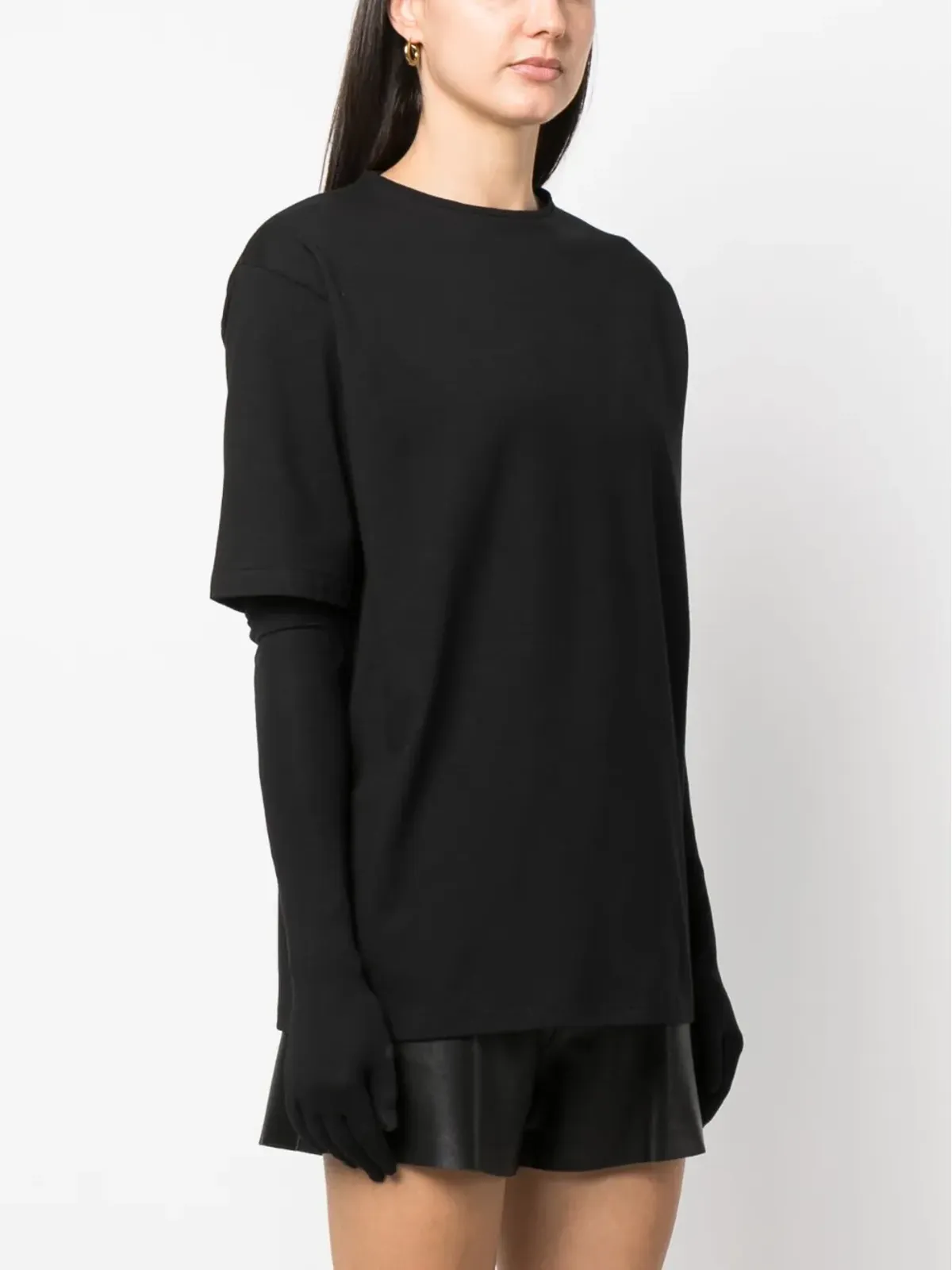 MANURÍ グローブスリーブTシャツ - 画像3