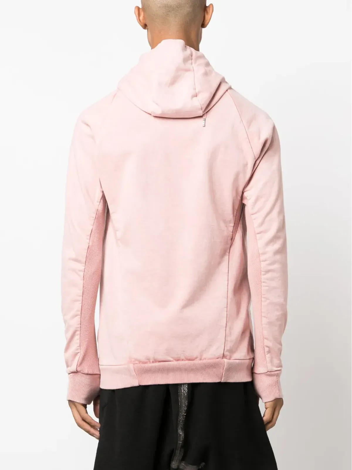 Boris Bidjan Saberi ジップアップ コットン フーデッドジャケット - 画像4