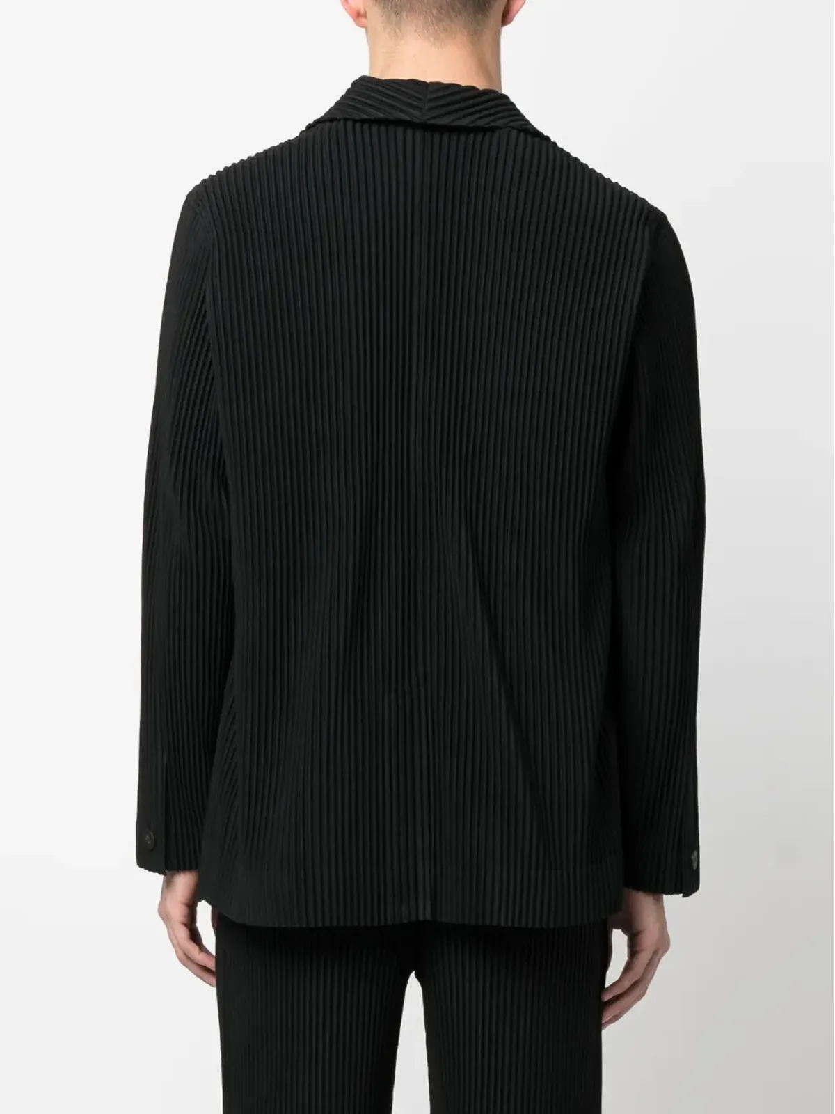 Homme Plissé Issey Miyake プリーツ シングルブレスト ブレザー - 画像4