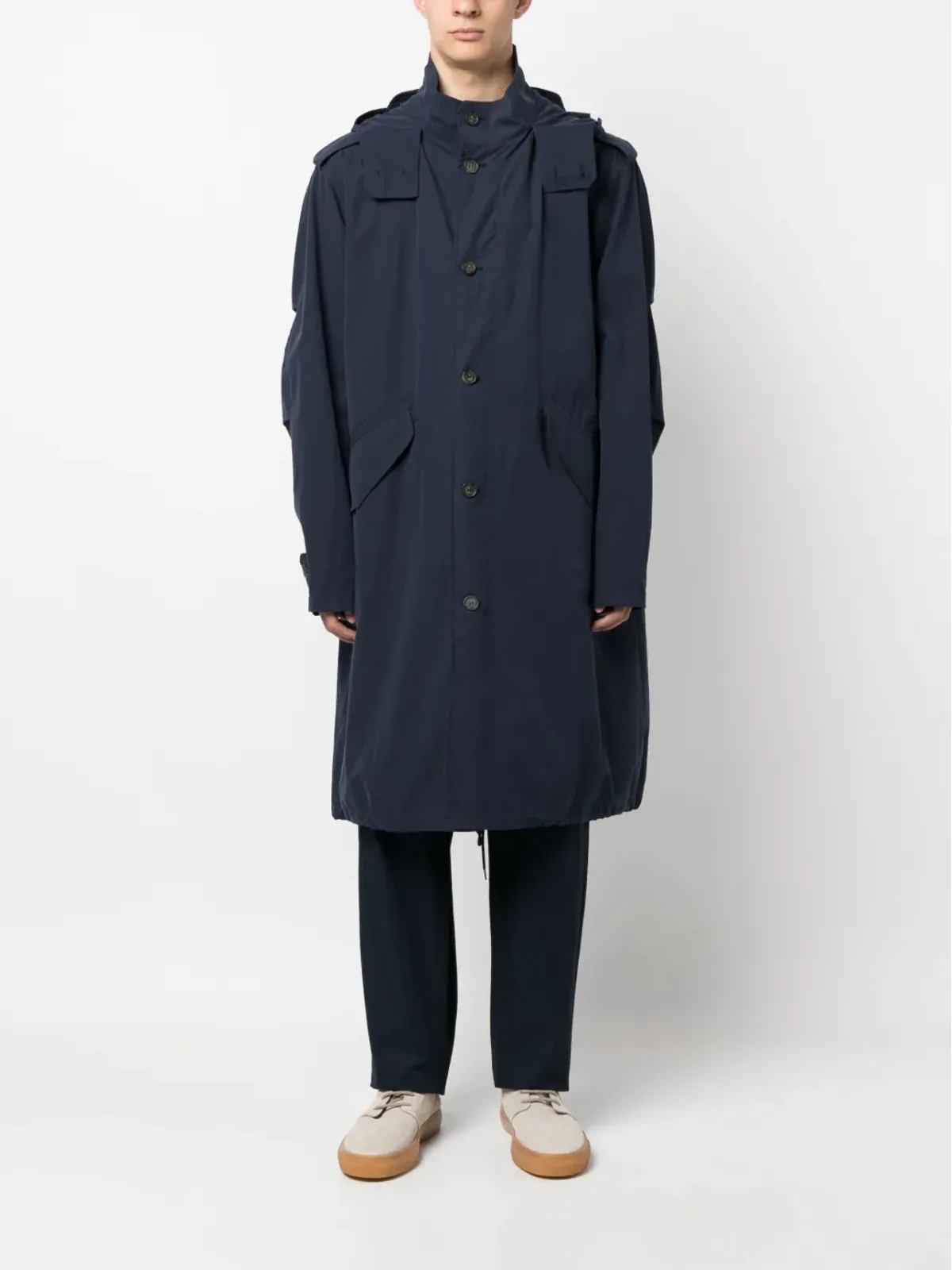 A.P.C. フード付きパーカコート - 画像2