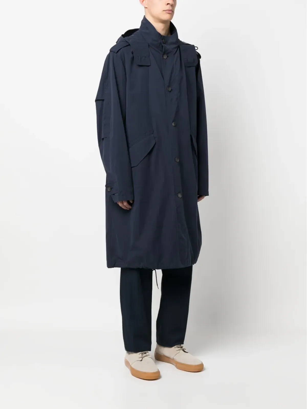 A.P.C. フード付きパーカコート - 画像3