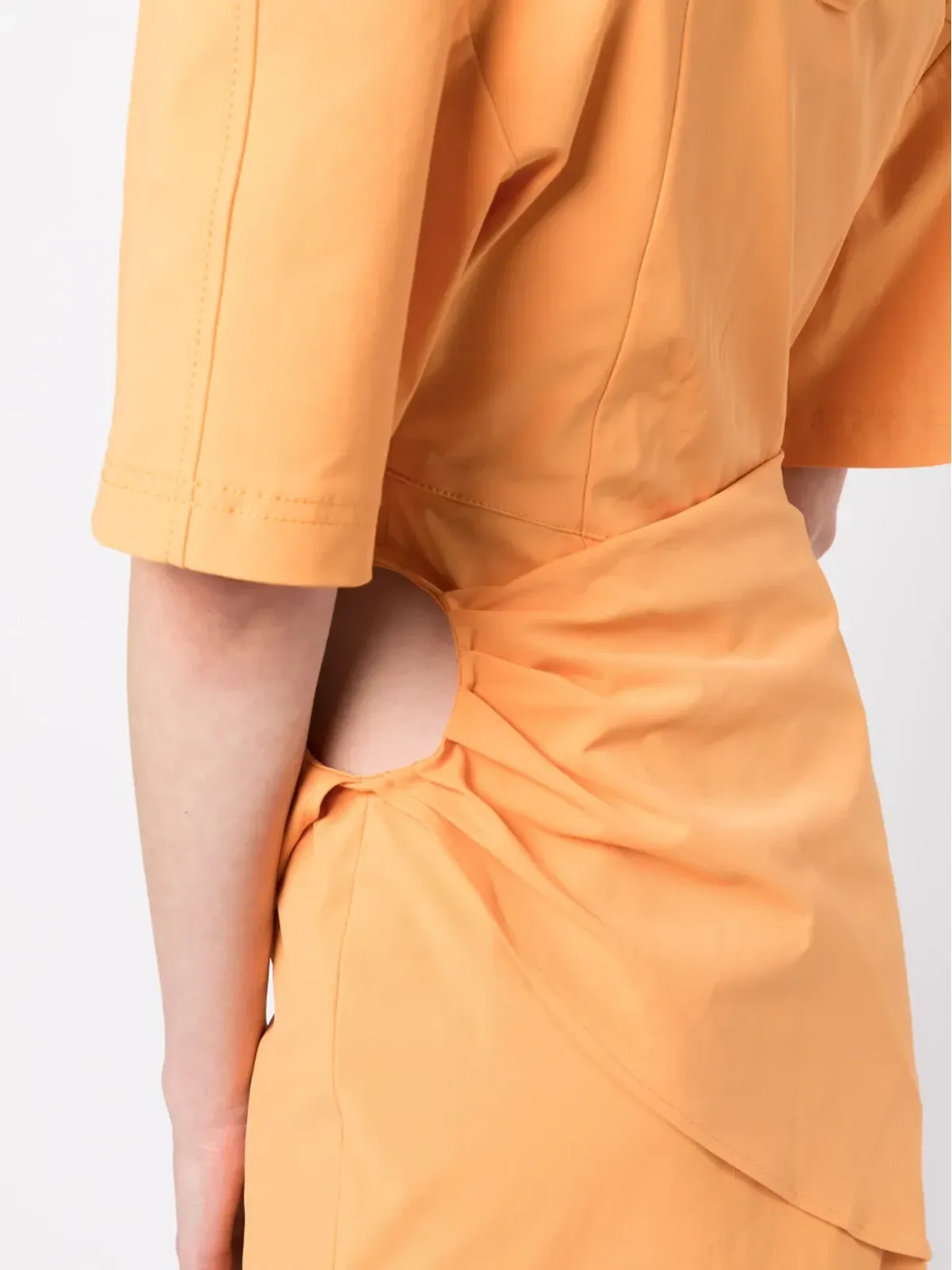 Jacquemus カットアウトディテールドレス（オレンジ） - 画像5