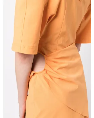 Jacquemus カットアウトディテールドレス（オレンジ） - サムネイル5