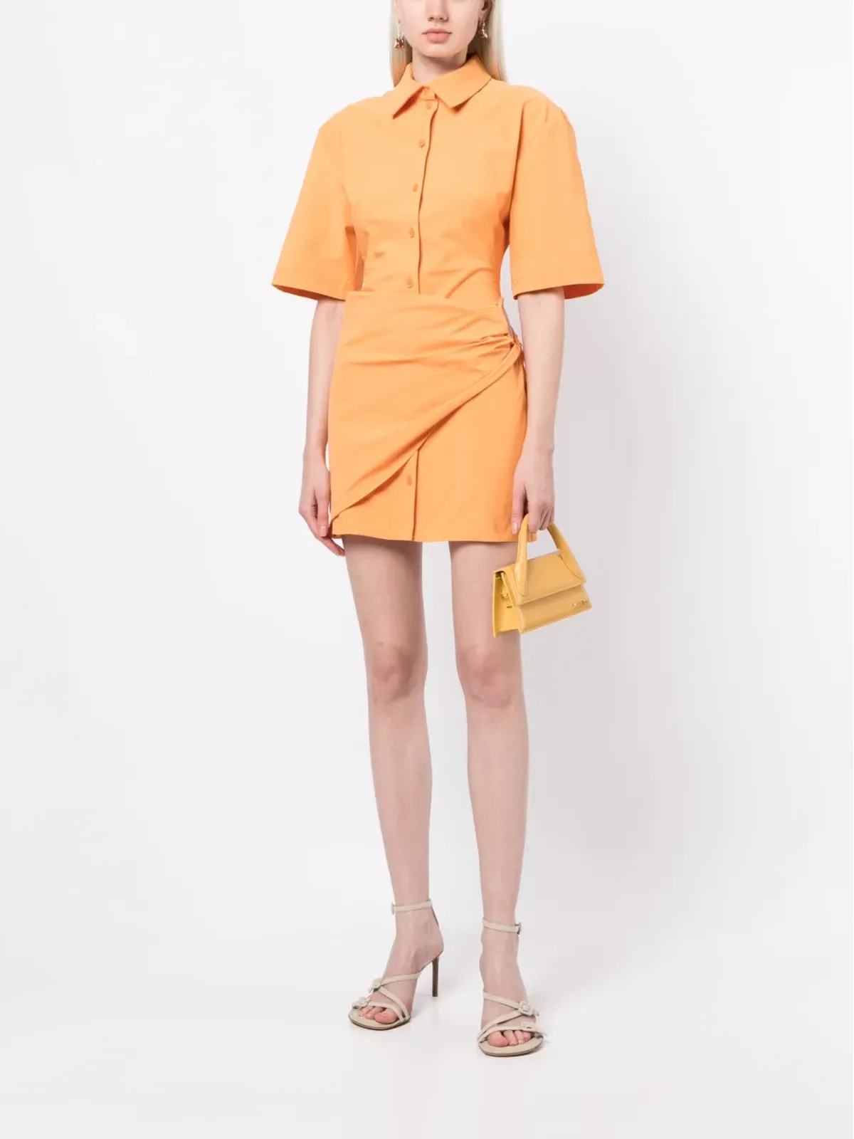 Jacquemus カットアウトディテールドレス（オレンジ） - 画像2