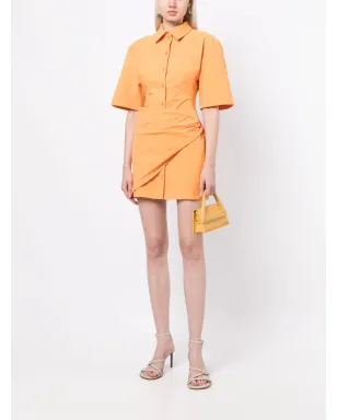 Jacquemus カットアウトディテールドレス（オレンジ） - サムネイル2