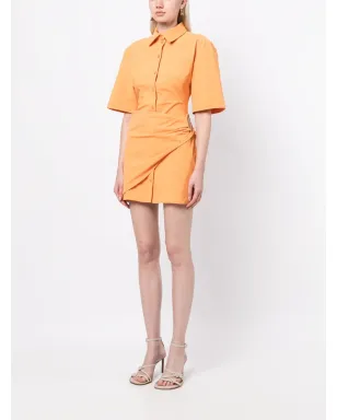 Jacquemus カットアウトディテールドレス（オレンジ） - サムネイル3
