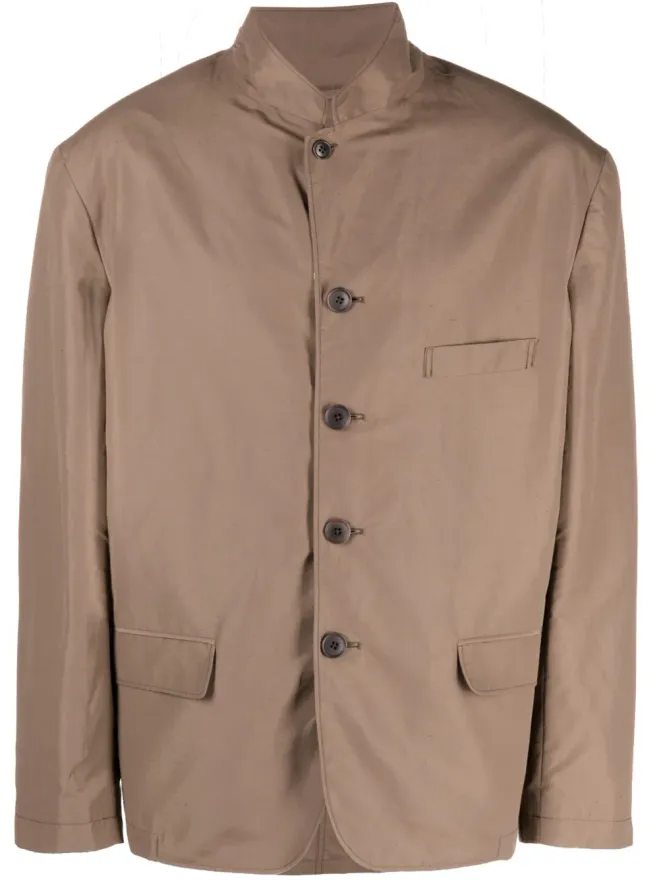 Lemaire LEMAIRE ノッチド・ラペル・シングルブレストジャケット - ブラウンの商品画像
