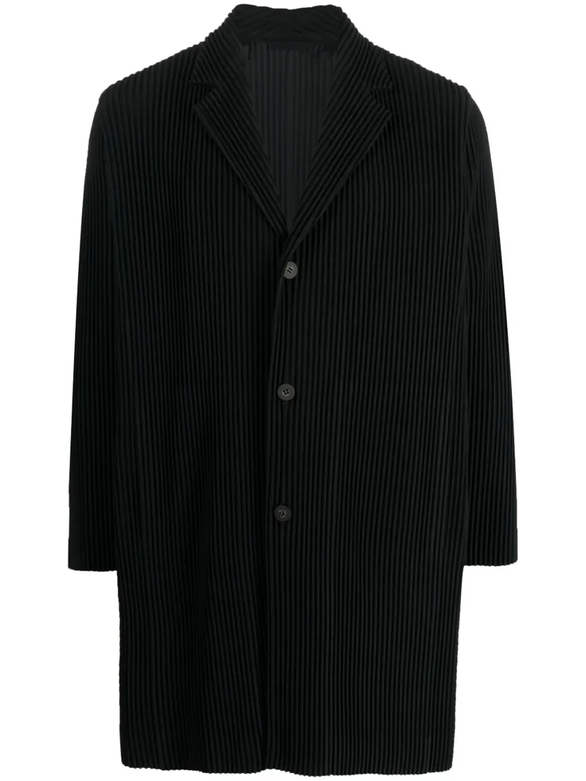 Homme Plissé Issey Miyake プリッセ・シングルブレストコート - 画像1