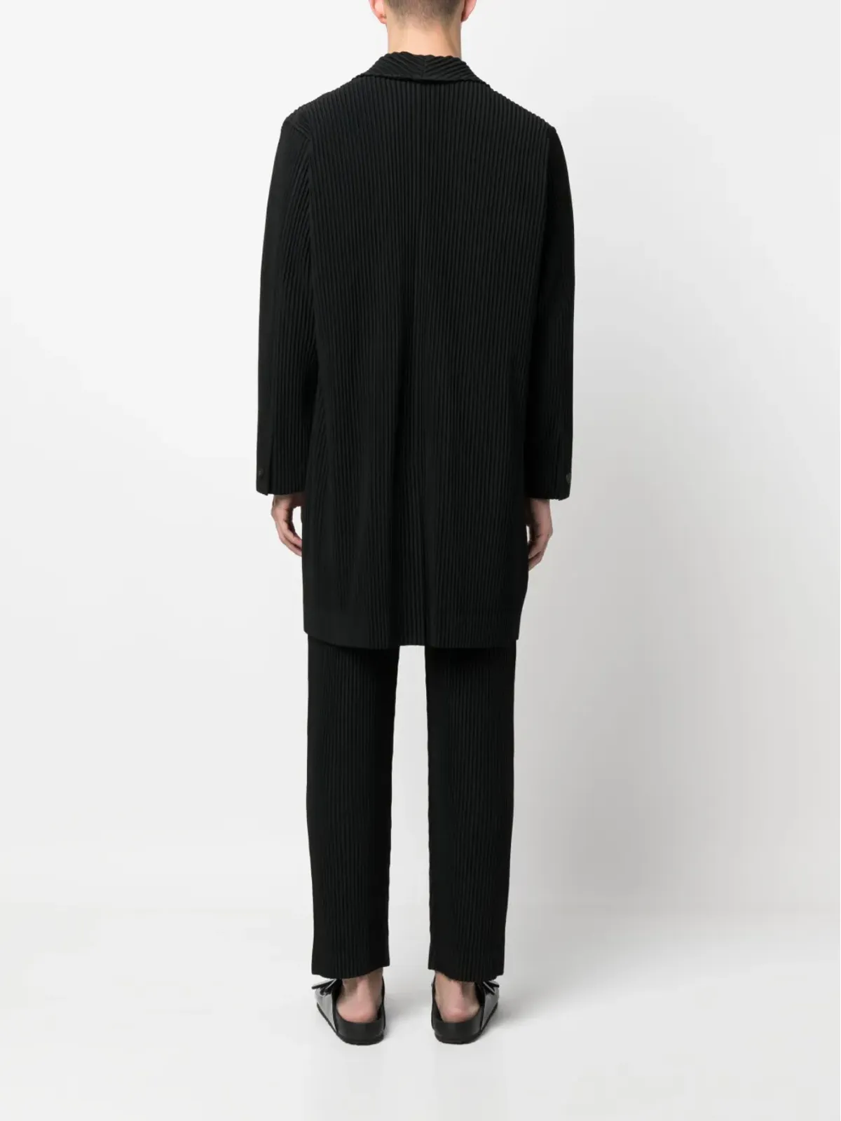 Homme Plissé Issey Miyake プリッセ・シングルブレストコート - 画像4