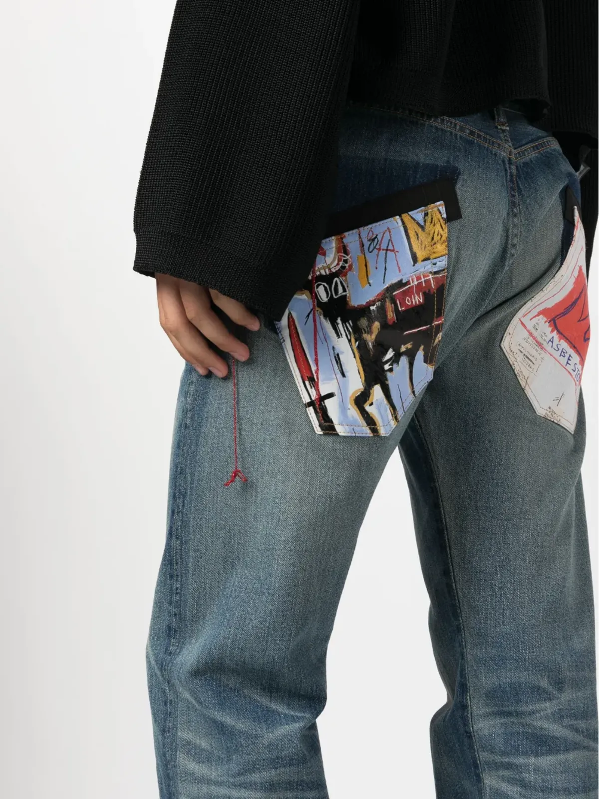 Junya Watanabe MAN ジーンズ x Jean-Michel Basquiat - 画像5