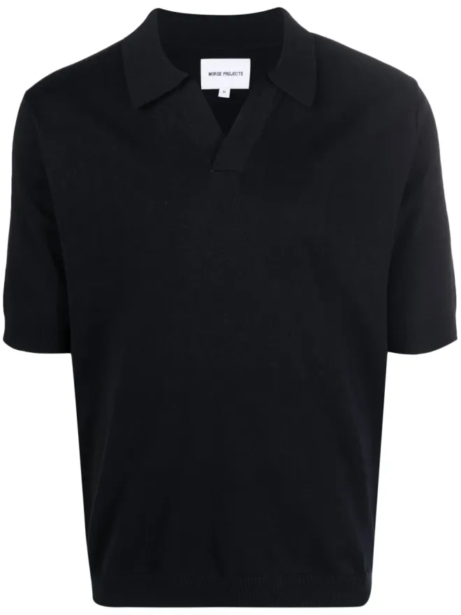 Norse Projects Norse Projects Vネックポロセーター ブルーの商品画像