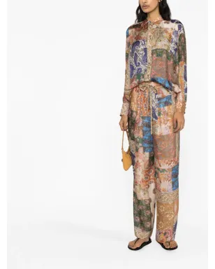 ZIMMERMANN グラフィックプリント シルクシャツ - ネュートラルカラー - サムネイル2